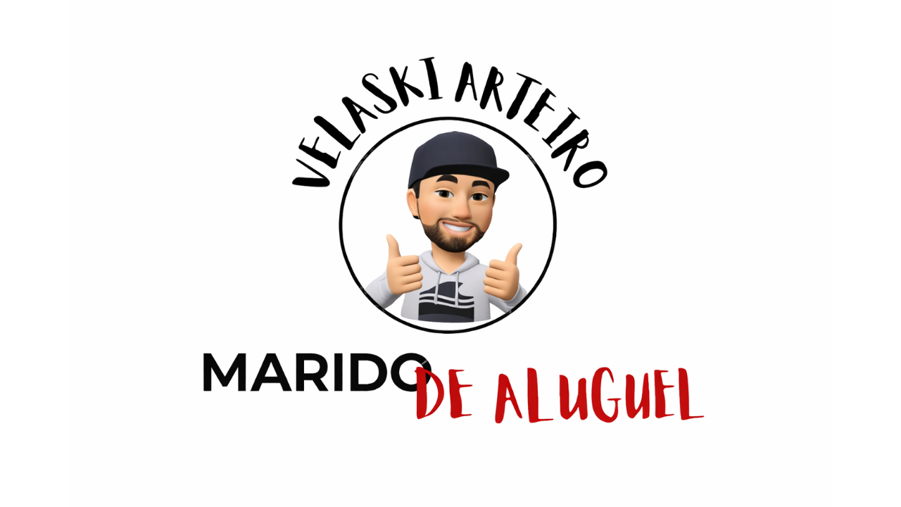 Logomarca Velaski Arteiro Marido de Aluguel