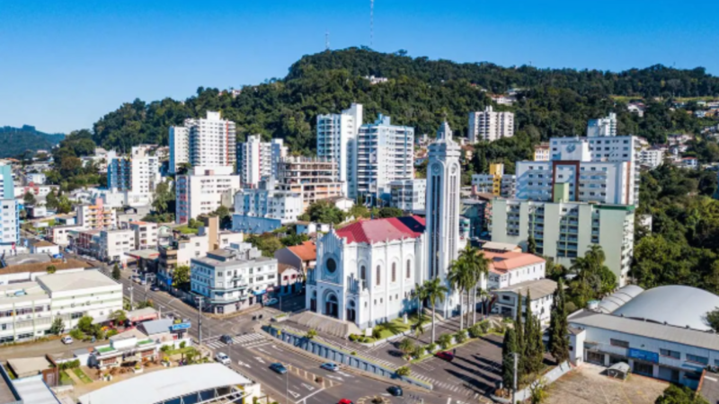 Vista de Joaçaba — imagem ilustrativa